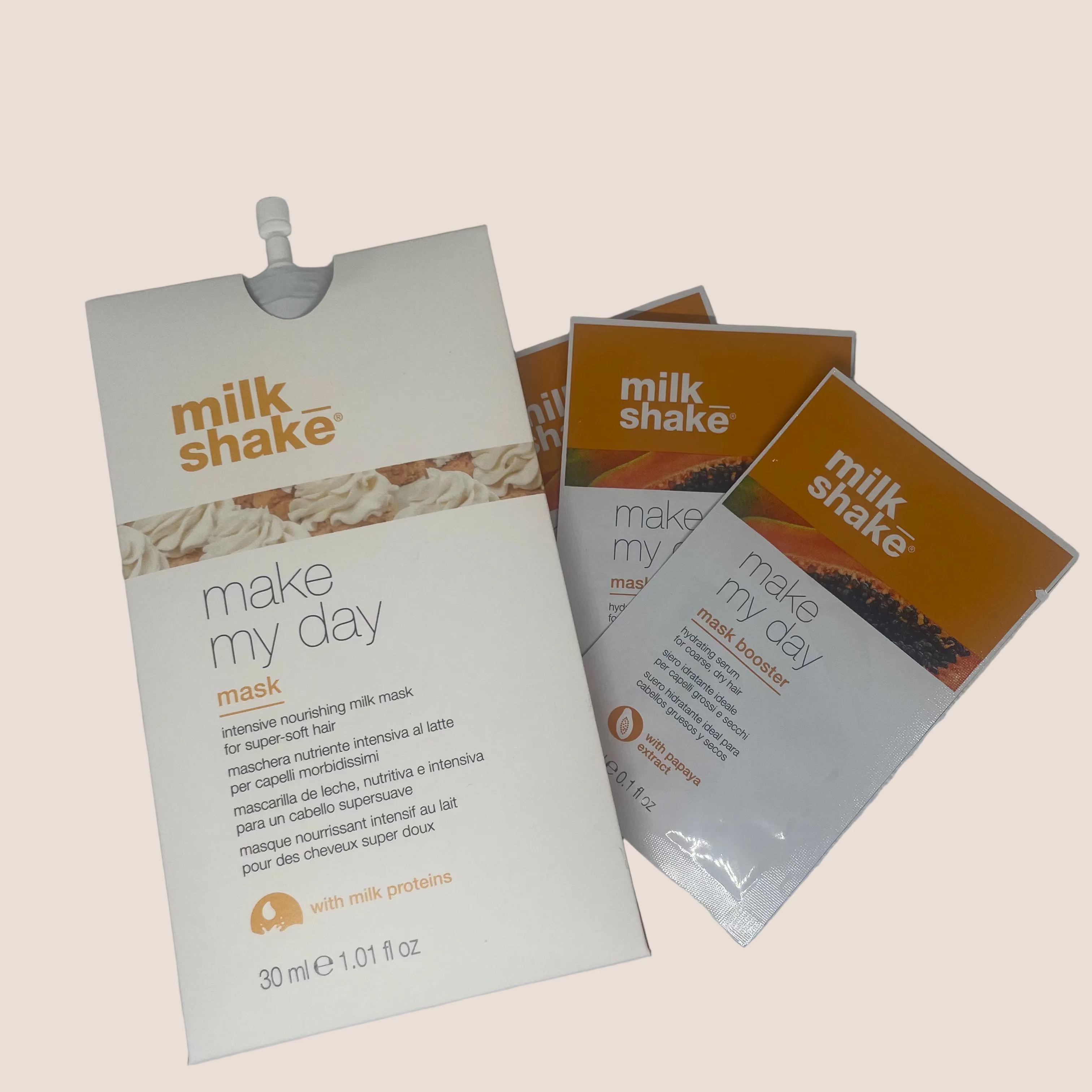 Milk shake Make My Day +3 Hydrating Mask Booster (Papaya)