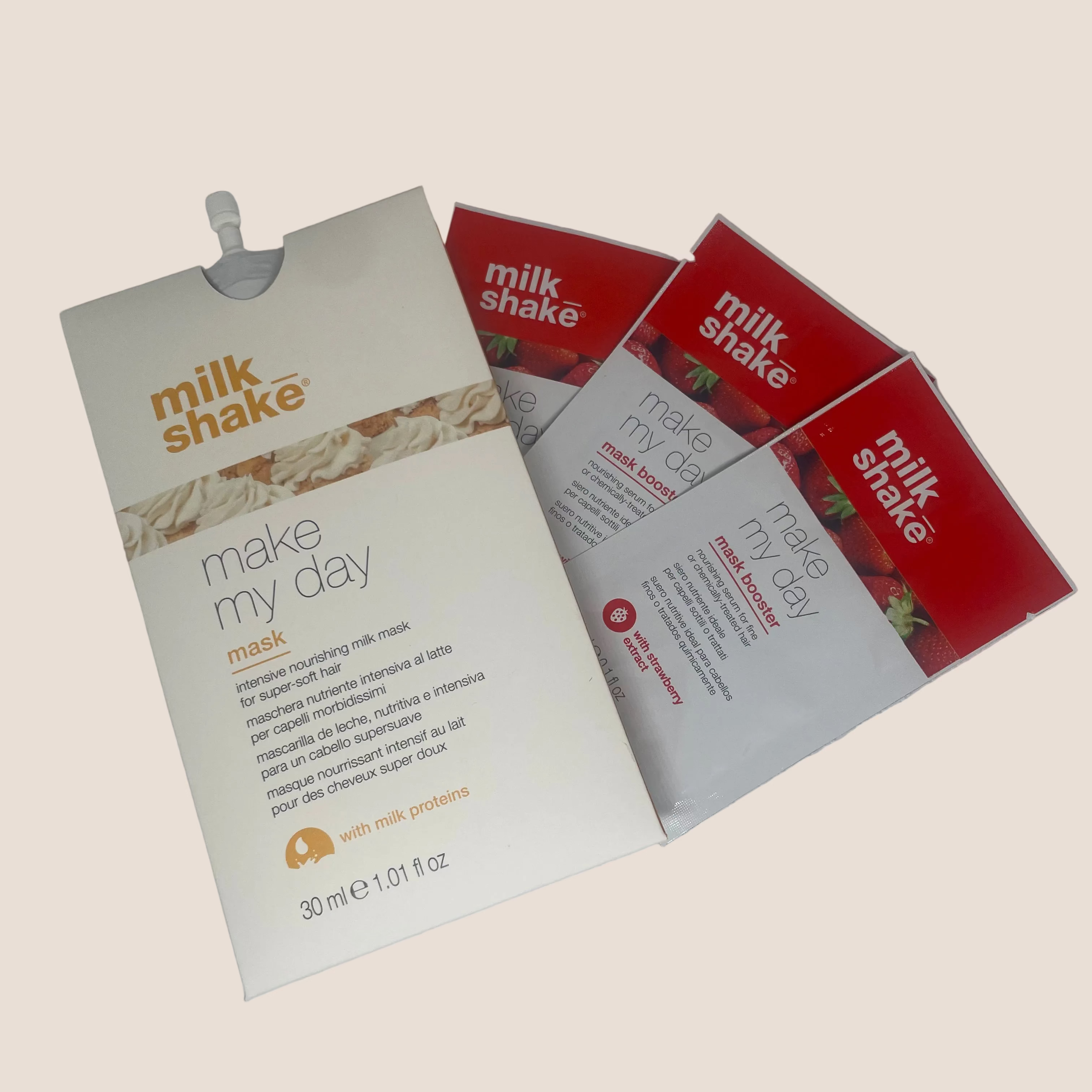 Milk_shake Make My Day +3 Nourishing Mask Booster (Strawberry)